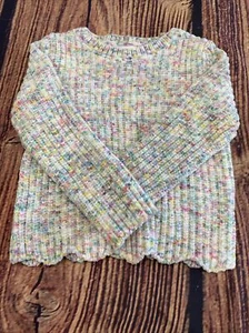 NEW Design History Girls Sweater Puffy Sleeve Lavender Pink Size 5 - Picture 1 of 6