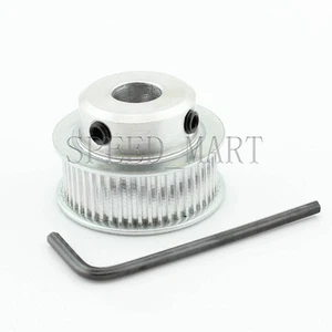 Polea de correa de distribución de aluminio MXL 50 dientes 5 mm diámetro paso 0,08" para motor paso a paso - Imagen 1 de 3