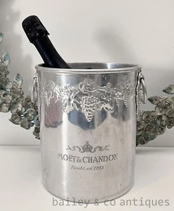 A Vintage French Moet & Chandon Aluminium Champagne Bucket - E566 - Picture 1 of 11