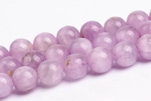 7MM Genuine Natural Purple Pink Kunzite Beads Grade AA+ Round Loose Beads - Picture 1 of 4