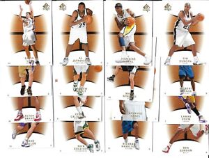 2007-08 Upper Deck SP Authentic Basketball Assorted Card Collection Lot of 37
