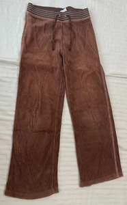 ATHLETIC WORKS GIRLS VELOUR PANTS SIZE 7/8 - Picture 1 of 3