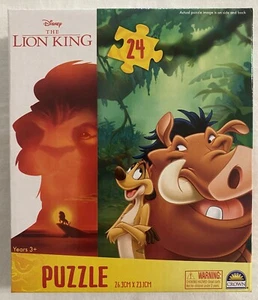 Rompecabezas Timone & Pumba, Rey León, 24 piezas (26 cm X 23 cm) Totalmente Nuevo, Disney - Imagen 1 de 7