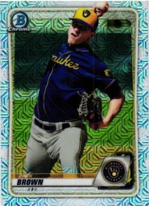 2020 Bowman #BCP-34 Zack Brown Chrome Prospects Mojo Refractor