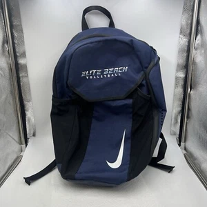 Nike Elite Sports Beach Volleyball Backpack Air Strap Navy - Picture 1 of 15