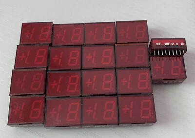 18 x Siebensegment Anzeige WF VQE 12 D - Bild 1 von 2