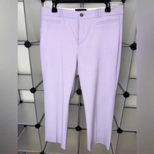 Banana Republic Damen Flieder Wollmischung Logan Hose Pants Größe 6 - Bild 1 von 9
