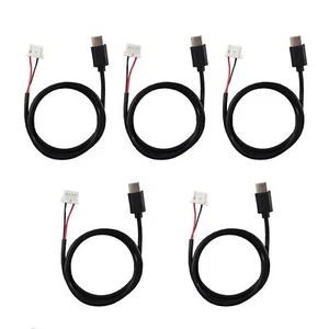 5 paquetes de cable adaptador de alimentación de salida de CC USB tipo C a Molex 2.0 4 pines 12 V CC 50 cm - Imagen 1 de 4