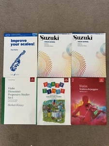 Violín Abrsm Escalas Grado 1-2-3 Suzuki Libro 2/3 Estudios Progresivos Elementales - Imagen 1 de 1