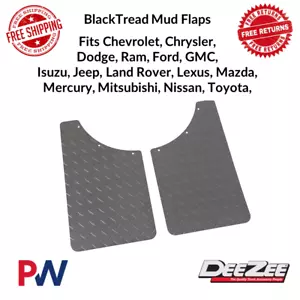 Dee Zee DZ1808TB Mud Flap Pair for Chevrolet, Chrysler, Ram, Ford, GMC Toyota - Picture 1 of 9