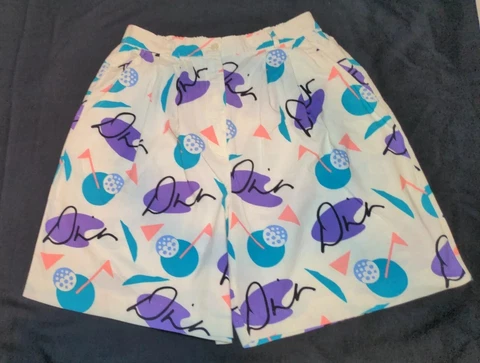 Dinah Shore Collection Shorts 90's  Size 12 Vintage  golfing golf Cover