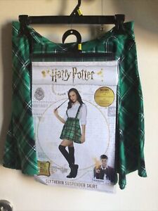 Harry Potter Halloween Costume Costume Plaid Gryffindor Skirt Suspender L 12/14