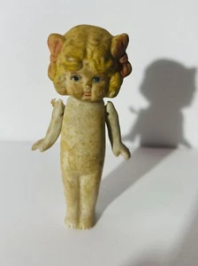 Antique Porcelian Bisque Made in Japan Doll Spooky Patina - Picture 1 of 5