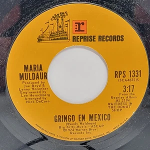Maria Muldaur Gringo/Oh Papa 7" 45rpm EX Vinyl Schallplatte 70er 45 - Bild 1 von 2