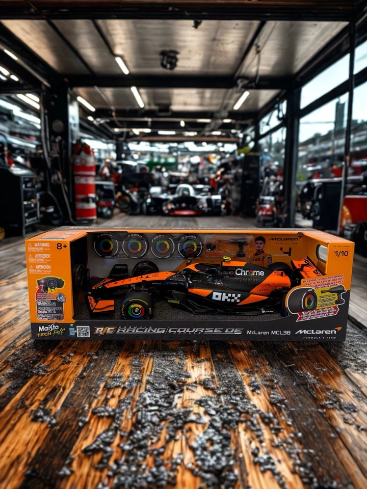 Maisto RC McLaren MCL60 Lando Norris #4 1:10 Scale Formula 1 RC Car - Brand New - Image 1 of 3