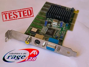 🎮 ATI Rage 128 PRO 32MB with TV-out composite / S-Video - Foto 1 di 4