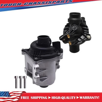 For BMW 535i xDrive 2010-2014 3.0L Electric Engine Water Pump W/ Thermostat - Image 1 of 4