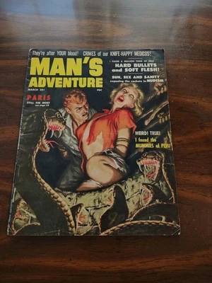 Man's Adventure Magazine March 1958 - Image 1 of 4
