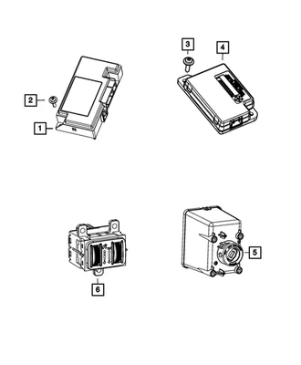 56046803AM Ignition Switch Module for 2013-2016 Dodge Dart - Image 1 of 3