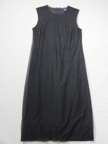 Abito donna Burberry Blue Label taglia 38 nero glitter