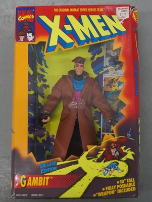 Figura de acción vintage Toy Biz Marvel X-Men Gambit 10" edición de lujo 1994 nueva en caja Foto 1 de 4