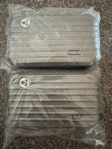 Rimowa Thai Airways Travel Amenity Hard Case Pouch Silver - Picture 1 of 2