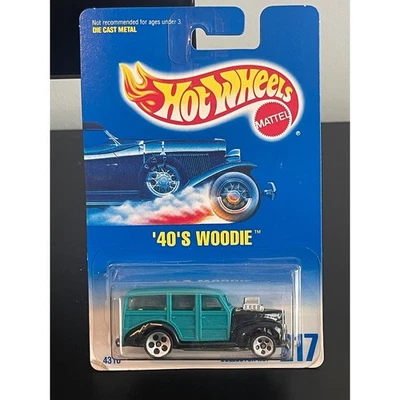 00572 - Coche de juguete vintage de metal fundido a presión Woodie Collector #217 Hot Wheels años 40 1991 Foto 1 de 3