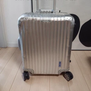 Rimowa Topas Silver 4-wheels Carry Case Suitcase - Picture 1 of 8
