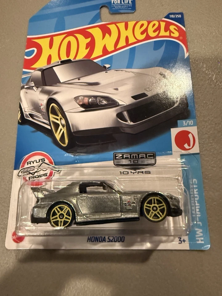 Hot Wheels Honda S2000 Zamac HW J-Imports 3/10 118/250 - Imagem 1 de 1