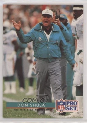 1992 Pro Set Mobil FACT Don Shula #234 HOF - Image 1 of 2