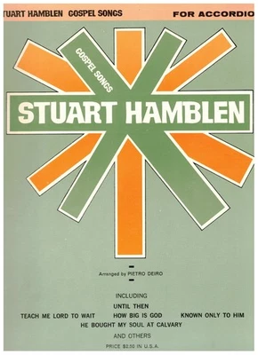 STUART HAMBLEN CANCIONES GOSPEL PARA ACORDEÓN - LIBRO DE MÚSICA ACORDEÓN NOS Foto 1 de 3