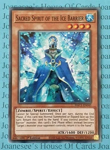 Sacred Spirit of the Ice Barrier HAC1-EN045 Yu-Gi-Oh Card 1st Edition New - Picture 1 of 3