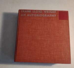 Vintage 1943 Frank Lloyd Wright An Autobiography - 3rd Printing Hardcover Book. - Picture 1 of 13