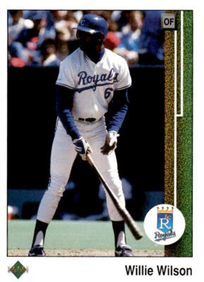 1989 Upper Deck #244 Willie Wilson Kansas City Royals - Image 1 of 2