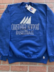 Vintage 90s Russell Athletic CNU Christopher Newport Unv Sweatshirt Made in USA - Picture 1 of 8