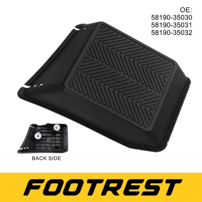 Cubierta de piso del lado del conductor reposapiés apta para Toyota FJ Cruiser 2007-2014 58190-35030 Foto 1 de 4