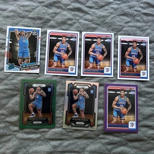 2023-24 PANINI KEYONTAE JOHNSON ROOKIE SILVER Green PRIZM Purple Hoops Optic + - Picture 1 of 2