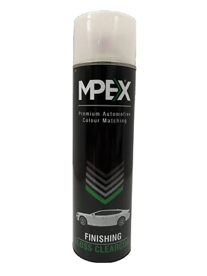 Mpex Clear Lacquer Spray Paint Aerosol High Gloss Coating Fast Drying 500ml Can - Image 1 of 4