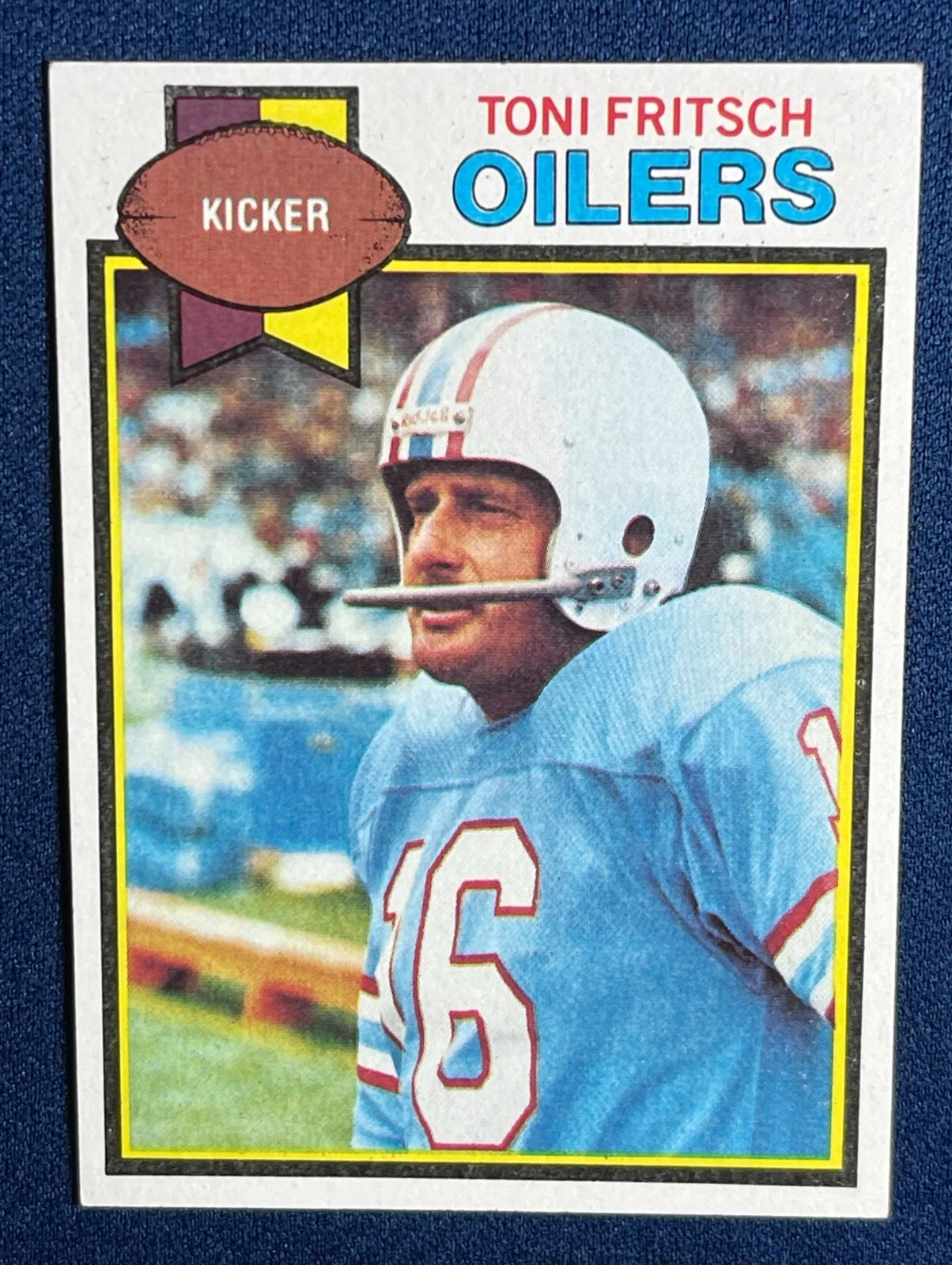 1979 TOPPS #348 TONI FRITSCH (HOUSTON OILERS FOOTBALL CARD