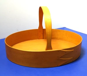 Frye’s Measure Mill’s? Ovaler Shaker Korb Träger mit Griff 2 Finger ~ 13" L x 9,5" B - Bild 1 von 20