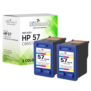 2PK Replacement for HP 57 Color Ink Cartridge for Deskjet 450 5150 5550 5650 - Picture 1 of 2