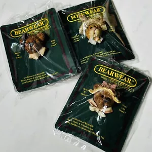 Boyds Bears & Friends - Bearwear - 3 Bären Pins / Broschen Bären & Hasen - Bild 1 von 8