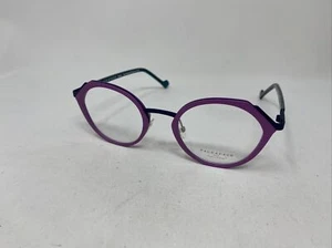 FACE A FACE PARIS EYEWEAR MEMFIS 2 9434 BQ 49/19/134 PURPLE GREEN EYEGLASSES 499 - Picture 1 of 8