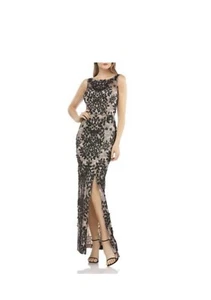 New JS Collections Women Long Evening Dress Gown Size 8 - Picture 1 of 3