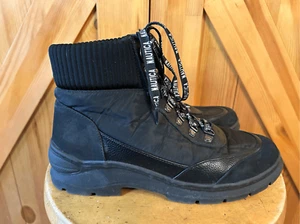 Nautica Sabra Black Lace Up Ankle Boot size 9.5 - Picture 1 of 8
