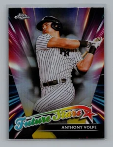 Inserto 2024 Topps Chrome #FS-5 Anthony Volpe Future Stars New York Yankees - Foto 1 di 2