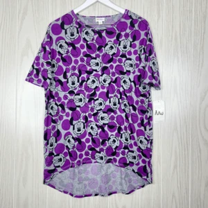 LuLaRoe klassisches Disney-T-Shirt Mickey Mouse Top Damen lila Größe XXS Neu mit Etikett - Bild 1 von 6