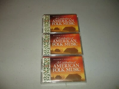 A Celebration of American Folk Music Tapes # 2, 3 & 4 (Cassette, 2001) Brand New - Image 1 of 3