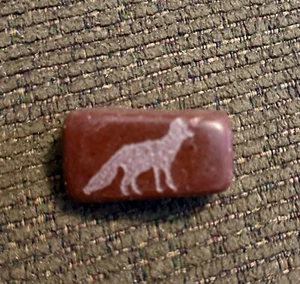 Sacred Catlinite Spirit Stone~Native American~Lakota~Wolf~Totem~Fetish~Spiritual - Picture 1 of 1