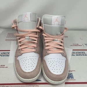 Nike Air Jordan 1 Mid Pink Suede FN5215-161 Men's New Size 11.5 - Picture 1 of 10